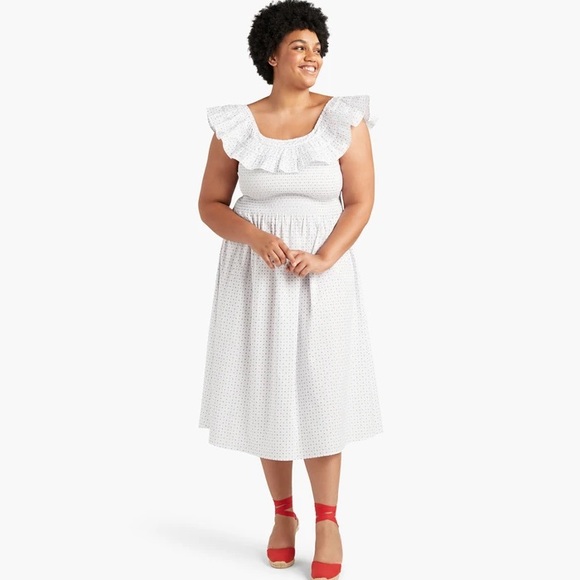 💜 Hill House Home Nap Dress Akilah Smocked Dress - Picture 3 of 6